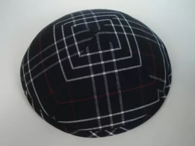 Plaid Cotton Kippot PLD-017