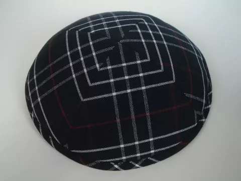 Plaid Cotton Kippot PLD-017
