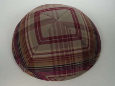 Plaid Cotton Kippot PLD-027