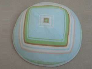 Stripes Cotton Kippot STP-005