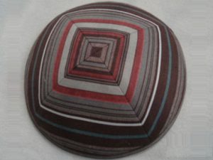 Stripes Cotton Kippot STP-009