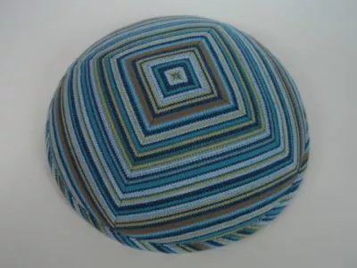 Stripes Cotton Kippot STP-053
