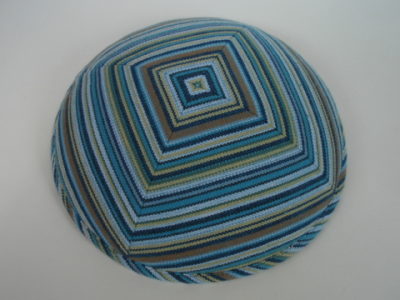 Stripes Cotton Kippot STP-053