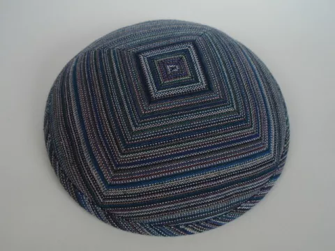 Stripes Cotton Kippot STP-060