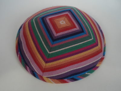 Stripes Cotton Kippot STP-066