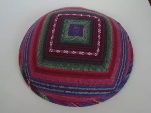 Stripes Cotton Kippot STP-071