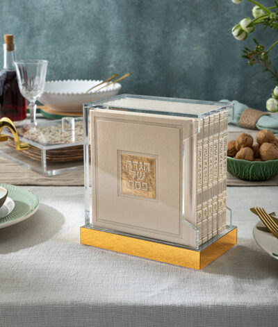 HardCover Haggados Stand Lucite