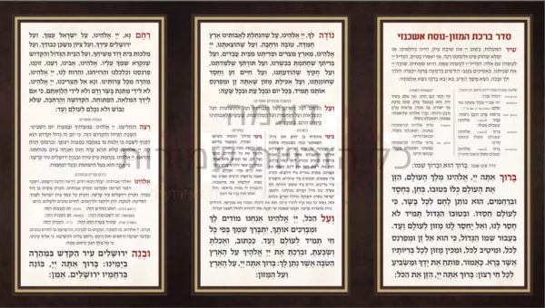 Birkas Hamazon Bar Mitzvah model (Copy) - Image 2